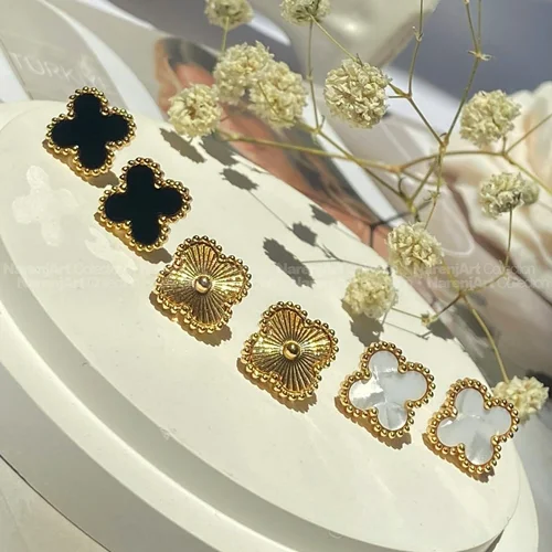 گوشوارههای ونکلیف میخی استیل ط