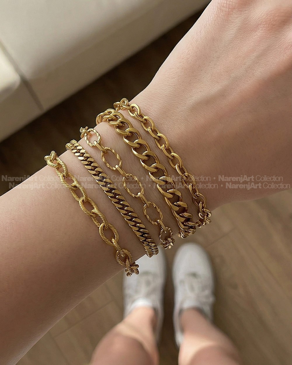 دستبندهای سیمپل استیل ط